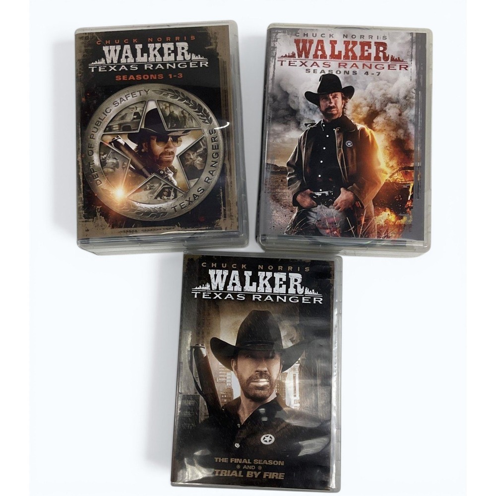 Walker Texas Ranger Complete Series DVD Box Set Seasons 1-8 Chuck‎ Norris